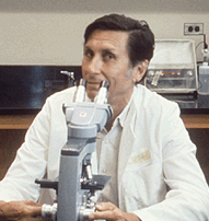 Charles C. Shepard in Lab