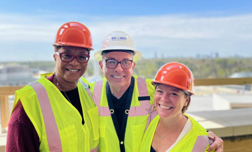 Vanda Hudson, Dean Surbey, and Erin Cahill