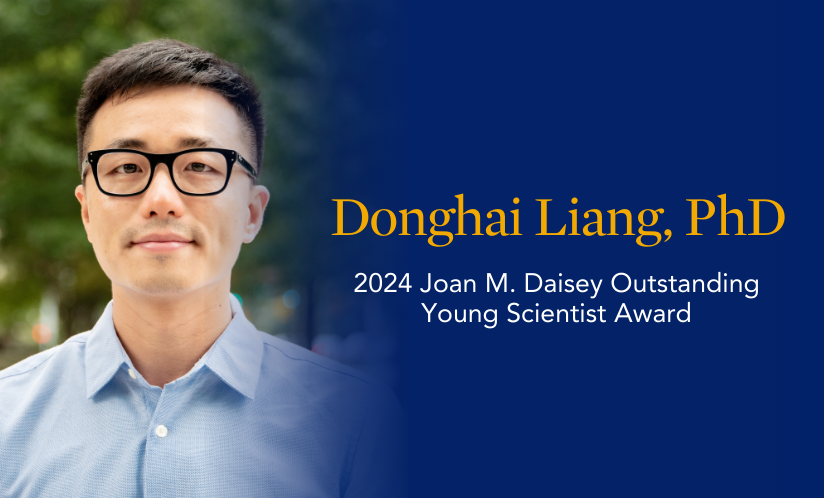 Donghai Liang wins Joan M. Daisey Outstanding Young Scientist Award