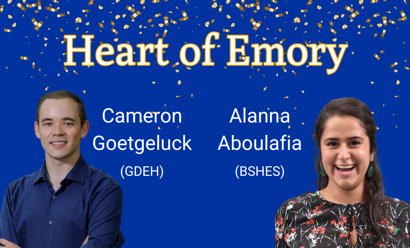 Heart of Emory award recipients