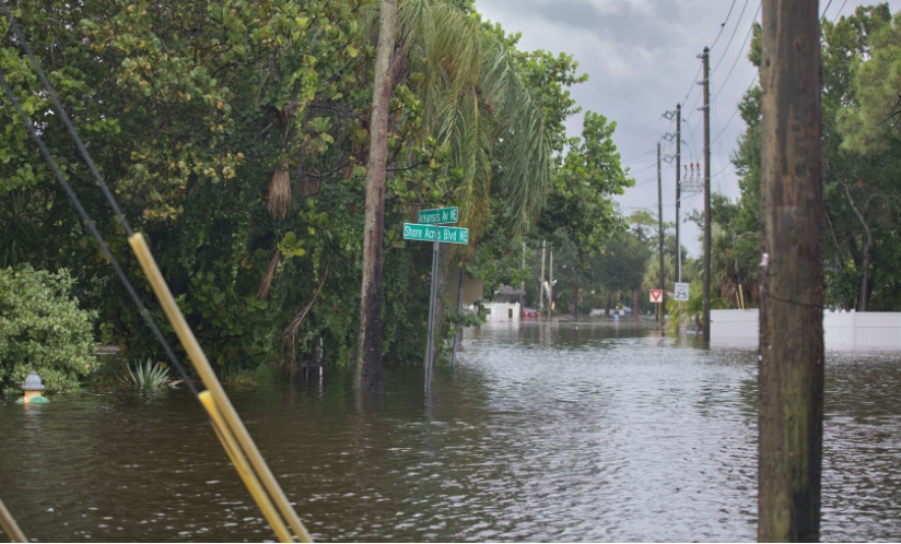 Hurricane aftermath in Florida