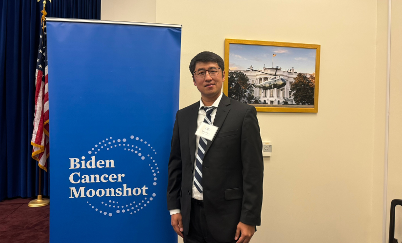 Longxiang Li at the Biden Cancer Moonshot radon roundtable