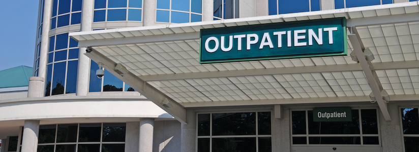 outpatient hospital clinic sign
