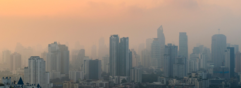 City with PM2.5 pollution
