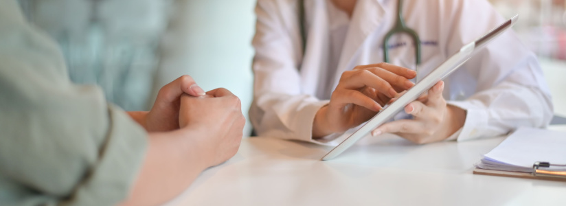 Consultation at a doctor's office