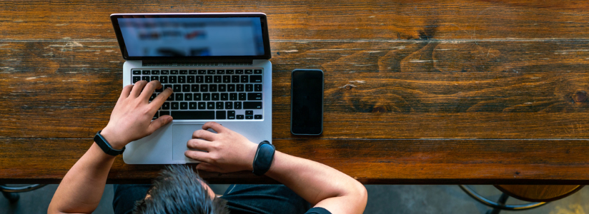 Man on computer