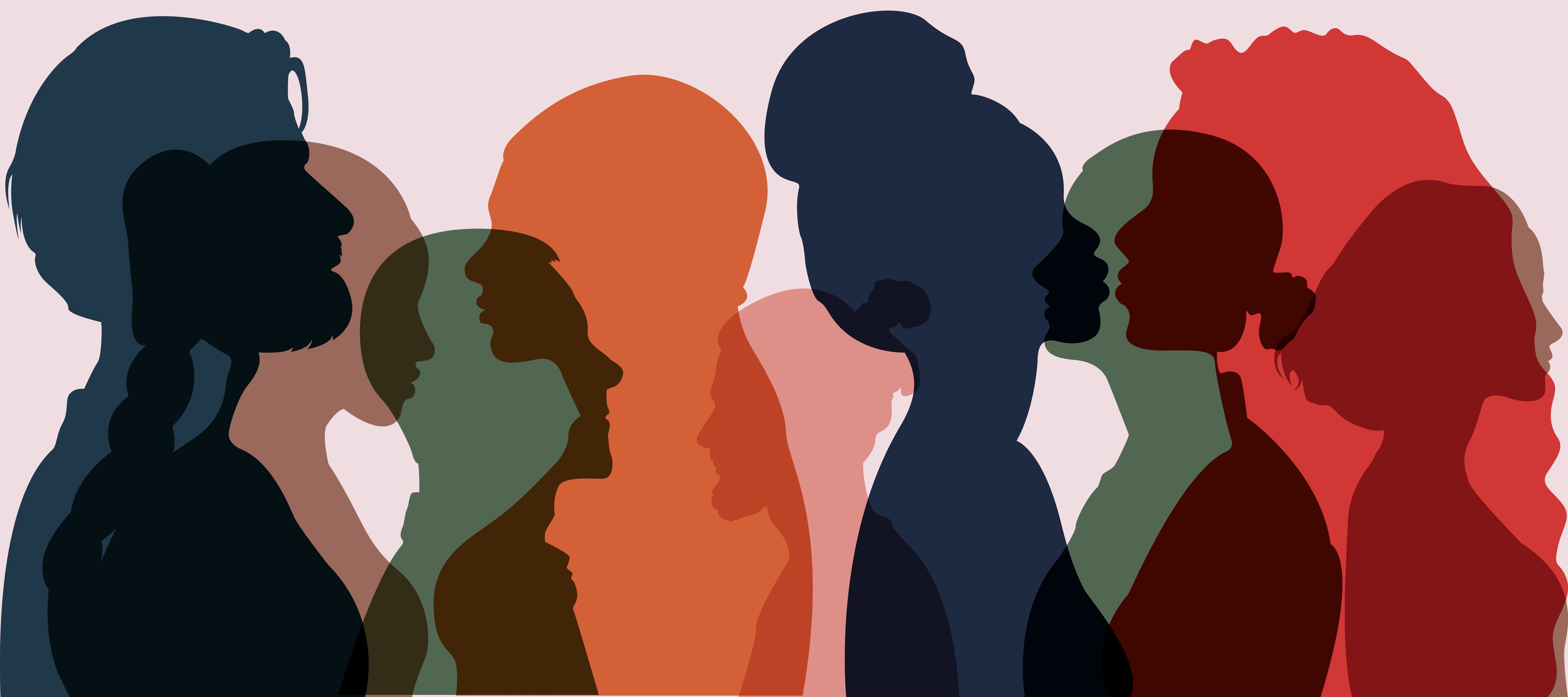 silhouette of people illustration