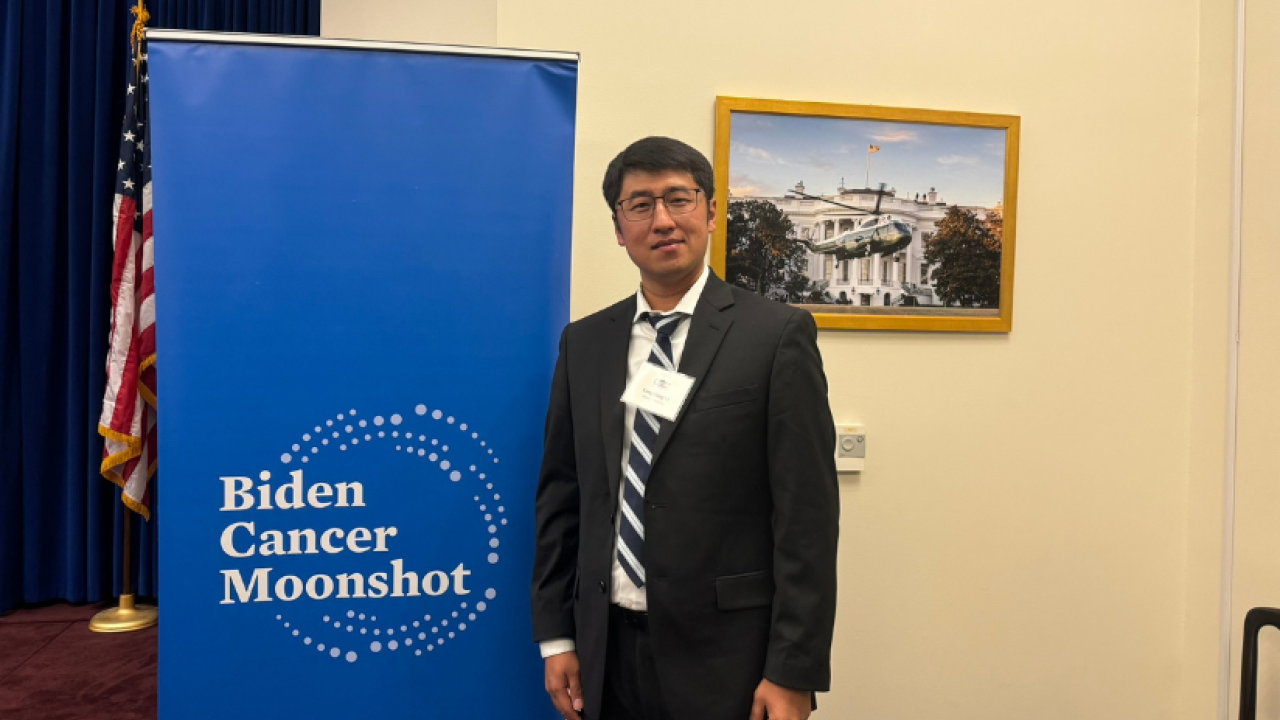 Longxiang Li at the Biden Cancer Moonshot radon roundtable